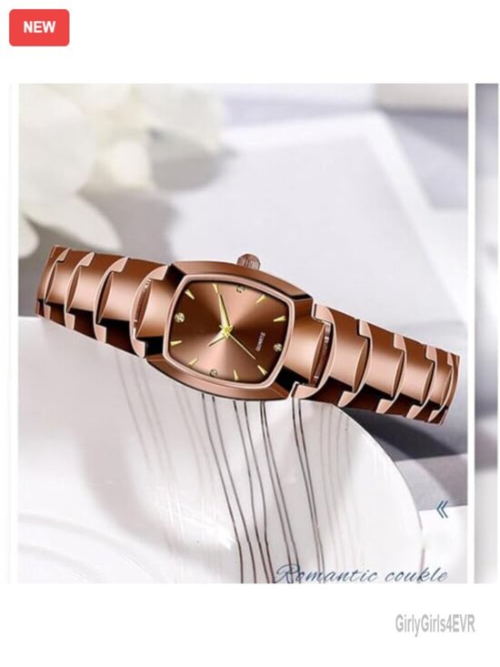 Small Square Face Dainty Dress Watch Tungsten Steel Bracelet Quartz main image 4